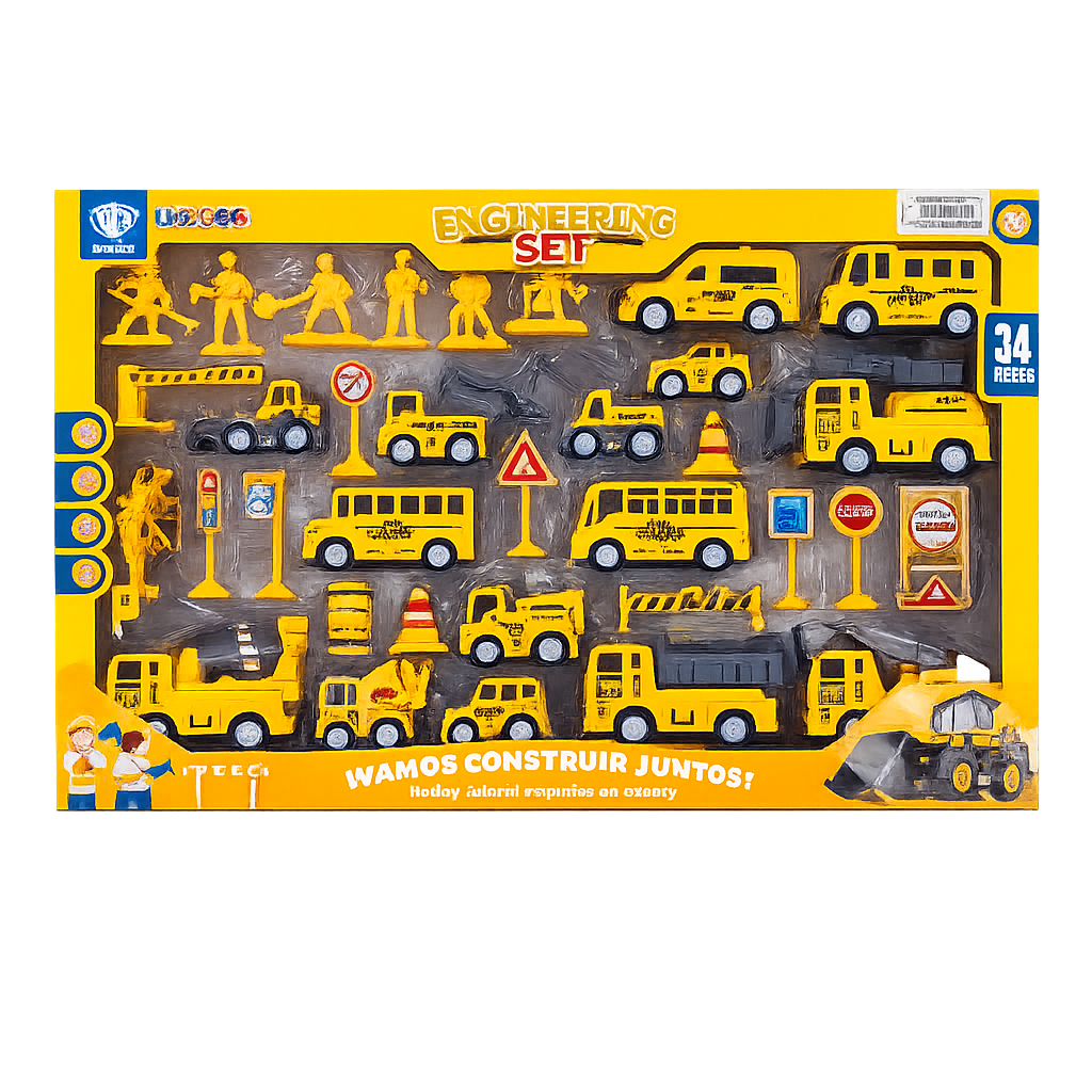 مجموعة ألعاب هندسية للأطفال | Engineering Construction Set for Kids