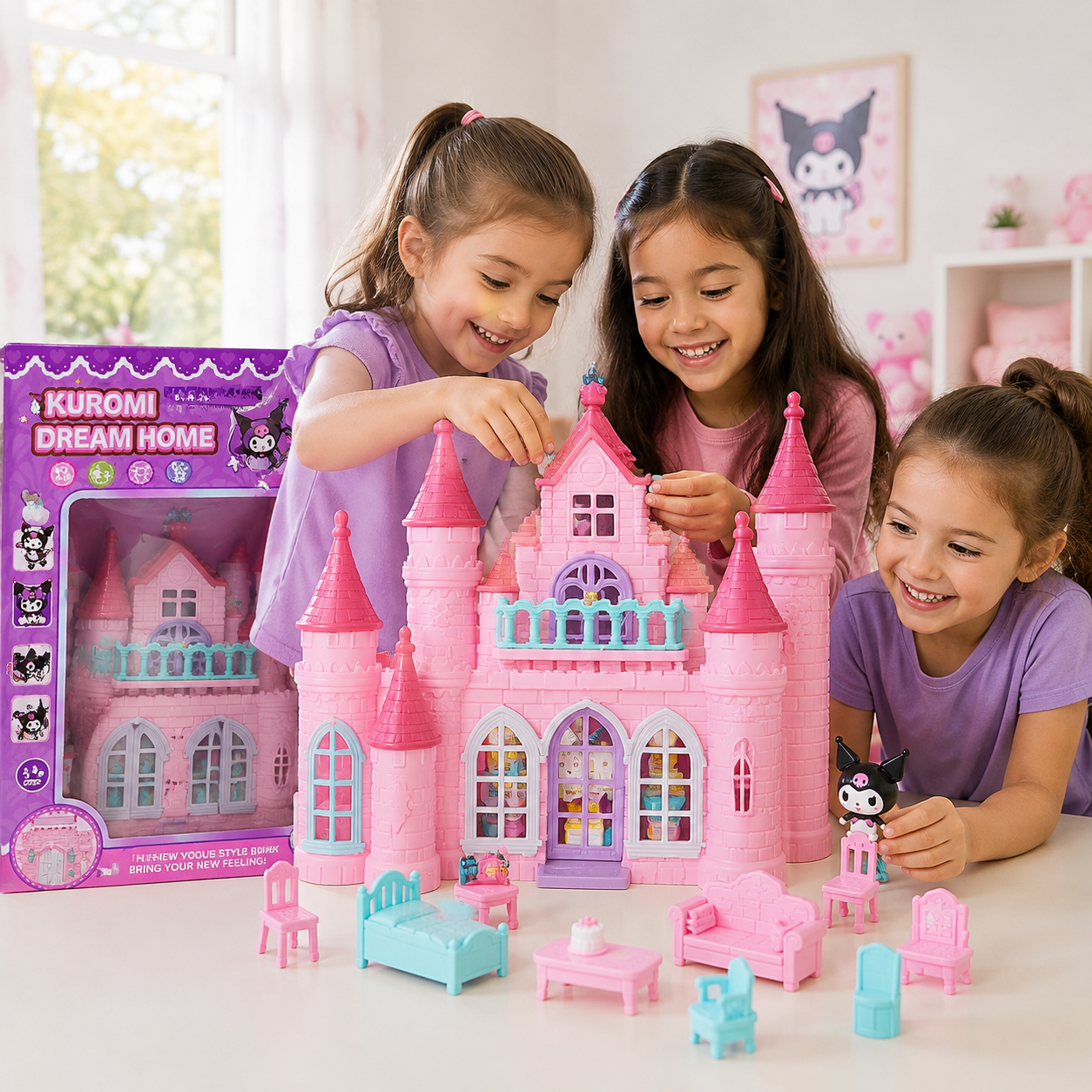 Kuromi Dream Home - قصر كوروومي أحلام الفتيات