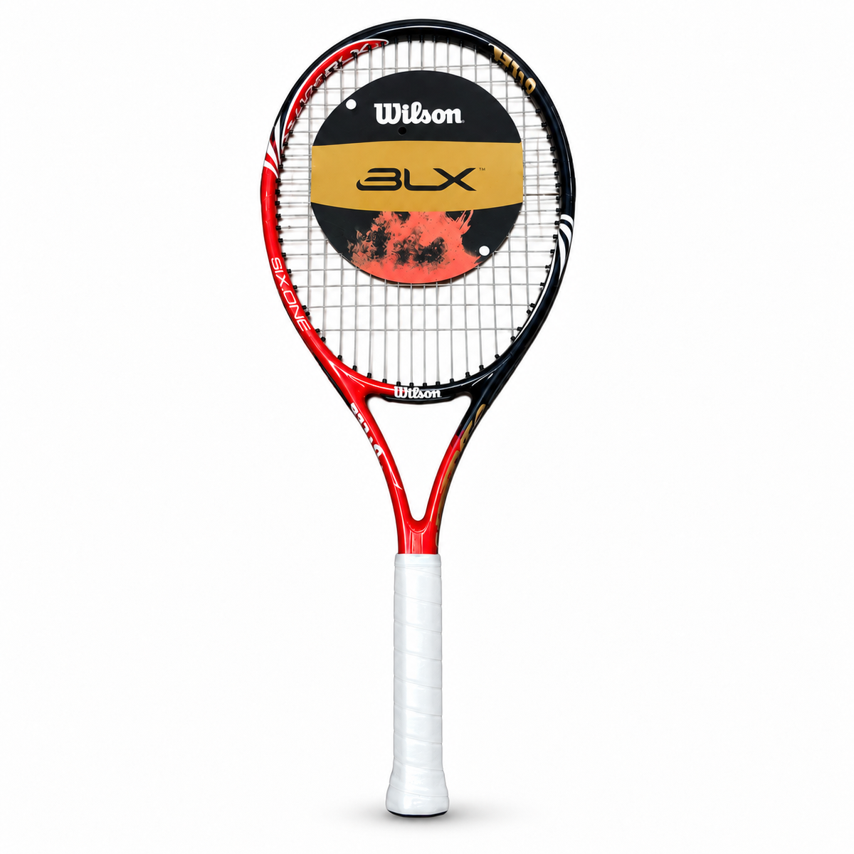 مضرب تنس مع حقيبة حمل أحمر وأسود | Red & Black Tennis Racket with Carrying Bag