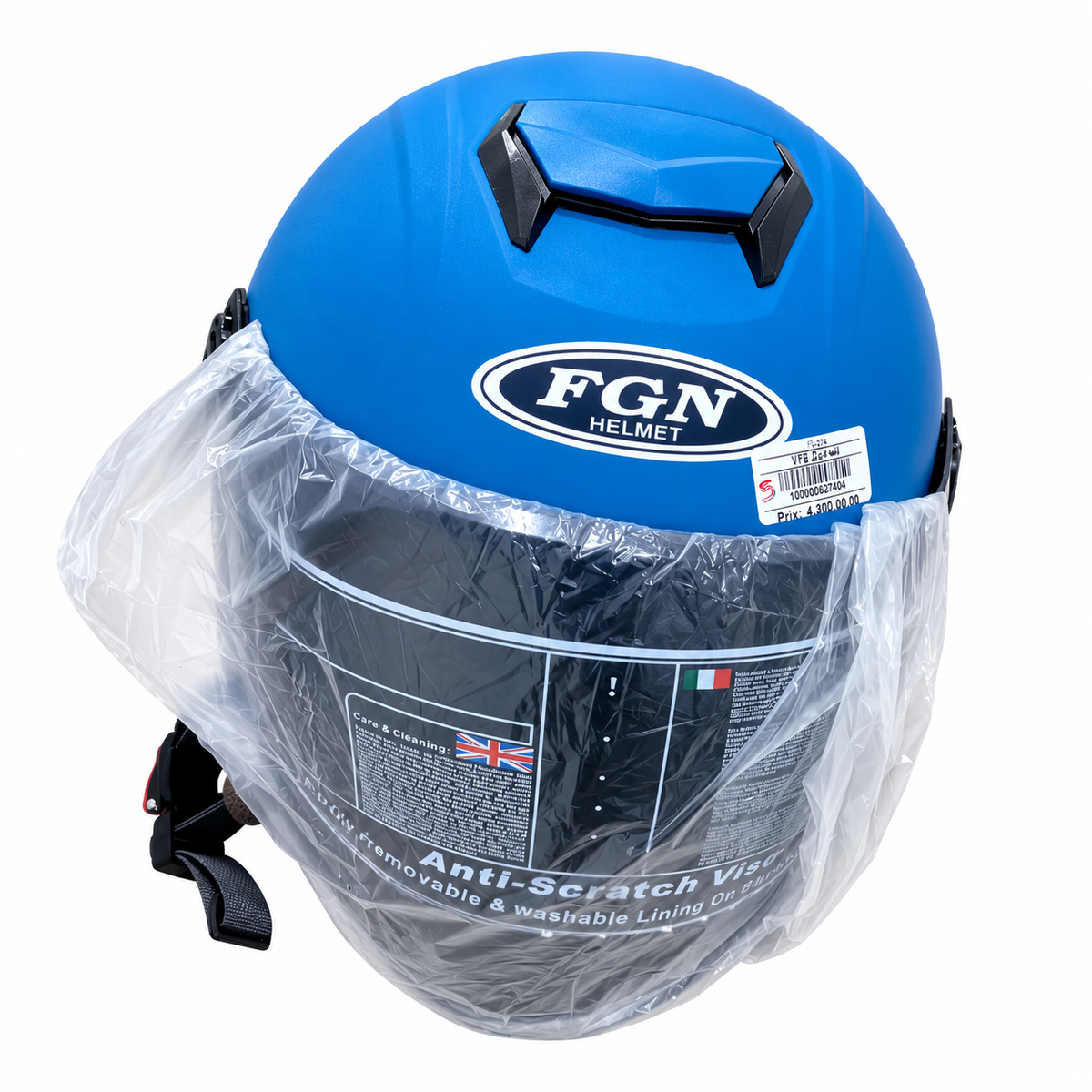 خوذة دراجة نارية FGN V18 – أزرق FGN V18 Motorcycle Helmet Blue
