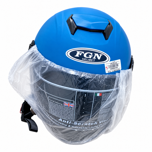 خوذة دراجة نارية FGN V18 – أزرق FGN V18 Motorcycle Helmet Blue