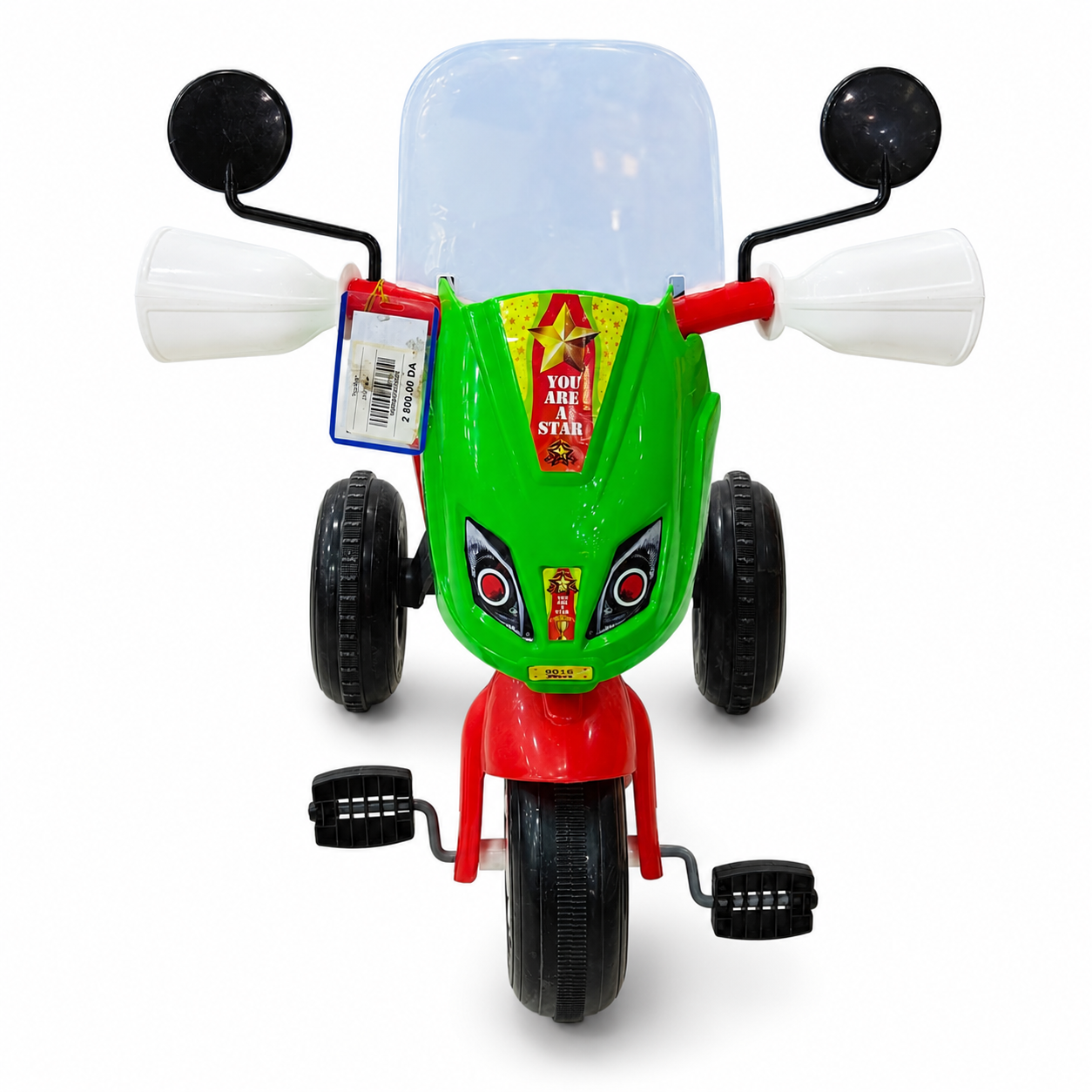 دراجة ثلاثية للأطفال بدواسات بتصميم دراجة نارية | Kids Pedal Tricycle Motorcycle Style
