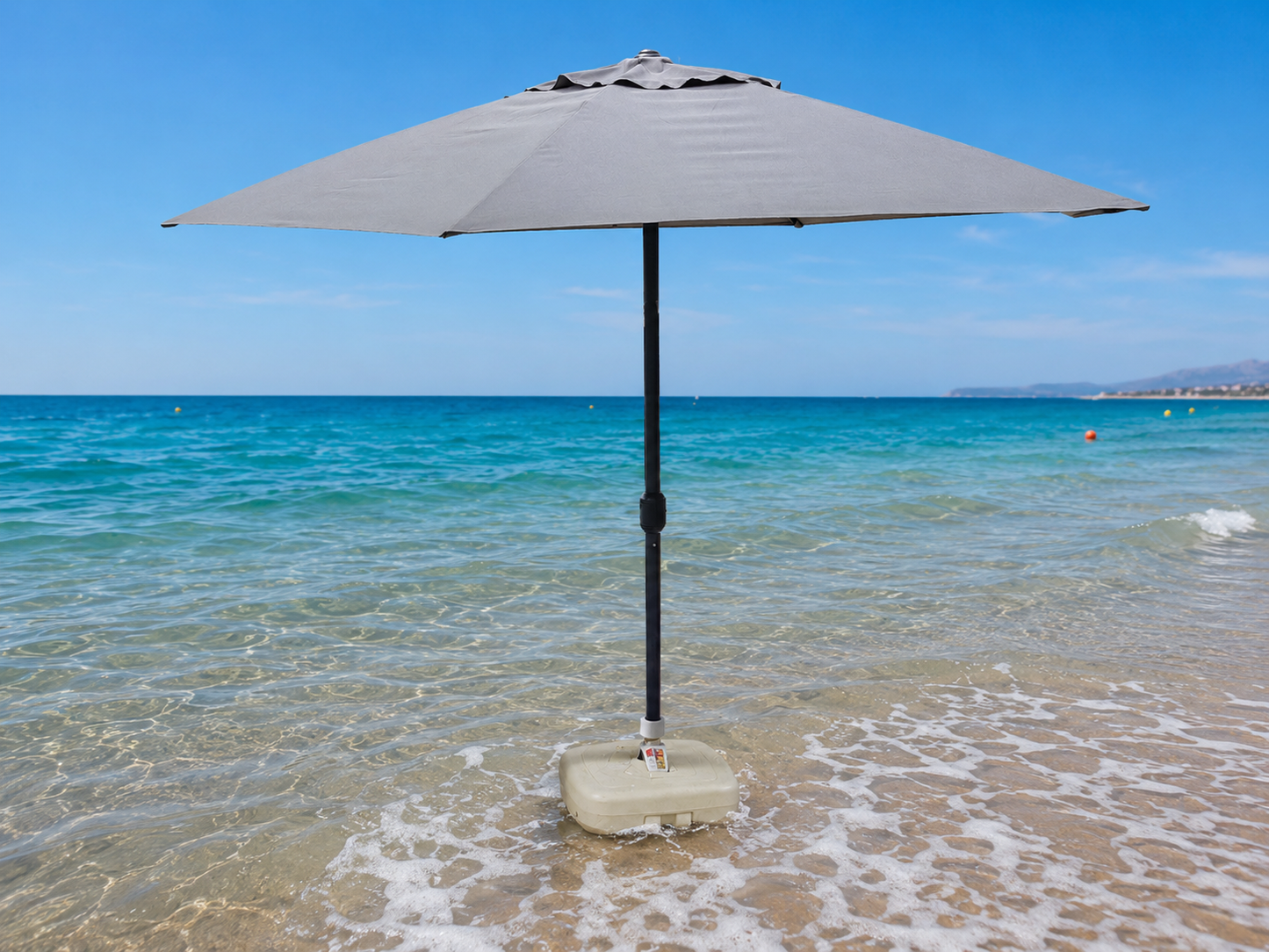 مظلة شمسية كبيرة | Large Outdoor Sun Umbrella Without Base