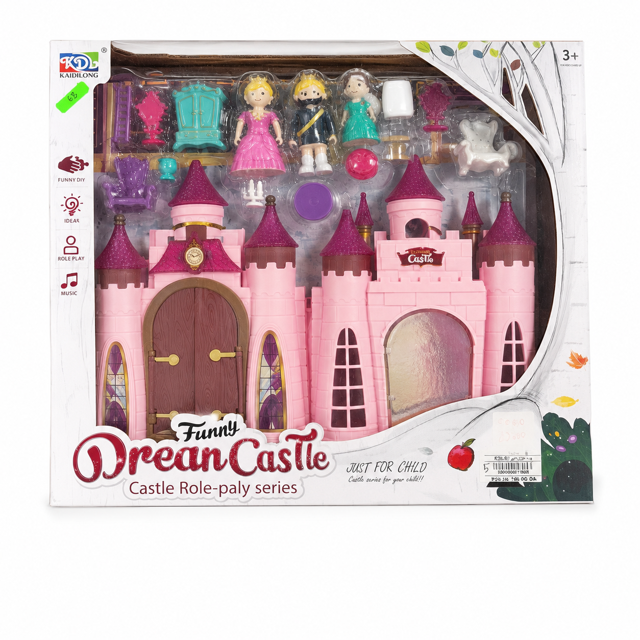 قصر الأحلام الوردي للفتيات | Funny Dream Castle Role-Play Series
