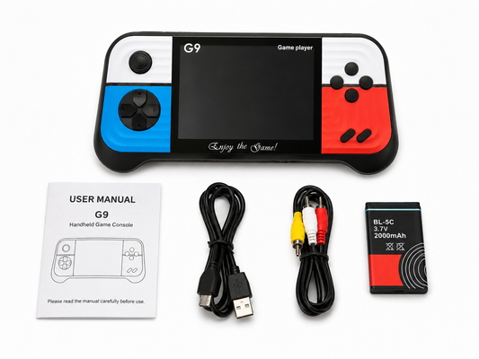 جهاز ألعاب محمول G9 Game Box بشاشة 3 بوصات و666 لعبة | Handheld Game Box