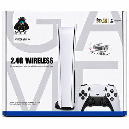 جهاز ألعاب منزلي 2.4G لاسلكي بذراعي تحكم ودقة 4K | Wireless Game Console