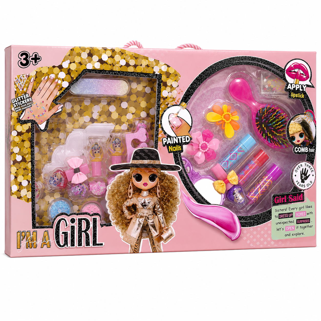 مجموعة مكياج وإكسسوارات البنات | Girl Beauty Makeup &amp; Accessories Set