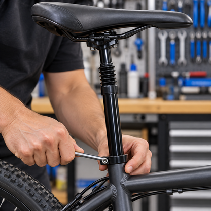 عمود مقعد دراجة بممتص صدمات 2082-074 Suspension Bicycle Seatpost 2082-074