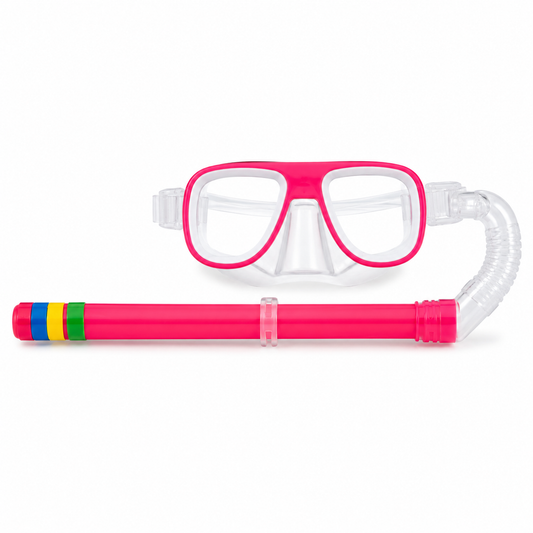 طقم غوص للأطفال مع نظارات وأنبوب تنفس | Kids Swimming Mask and Snorkel Set