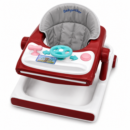 مشاية أطفال عصرية بمقعد مبطن ولوحة ألعاب | Modern Baby Walker with Activity Tray