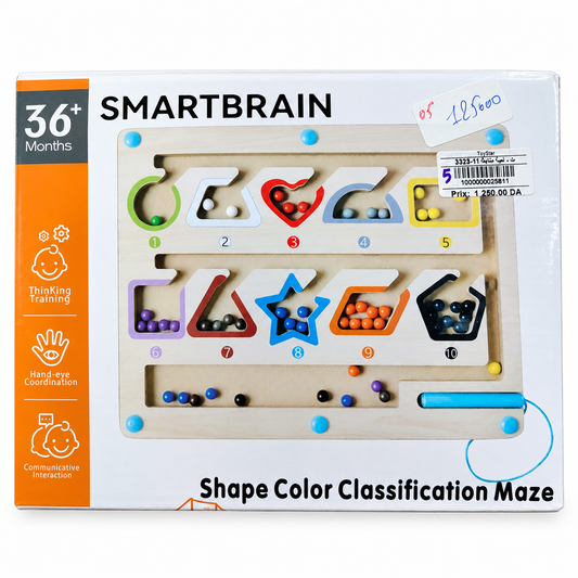 متاهة الأشكال والألوان المغناطيسية SMARTBRAIN | Shape Color Classification Maze