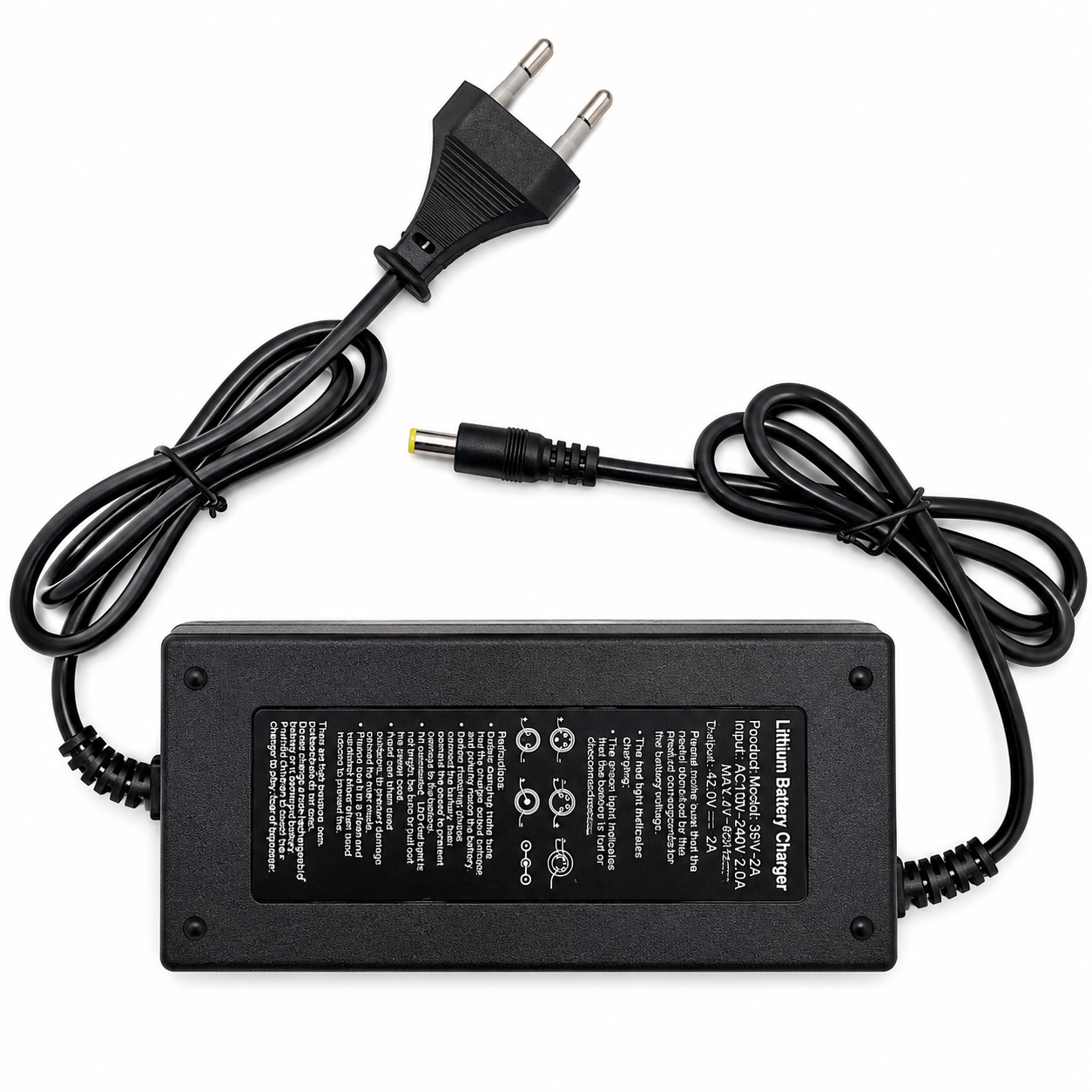 شاحن بطارية V 2A مقاس 5.5×2.5 | 42V 2A Battery Charger