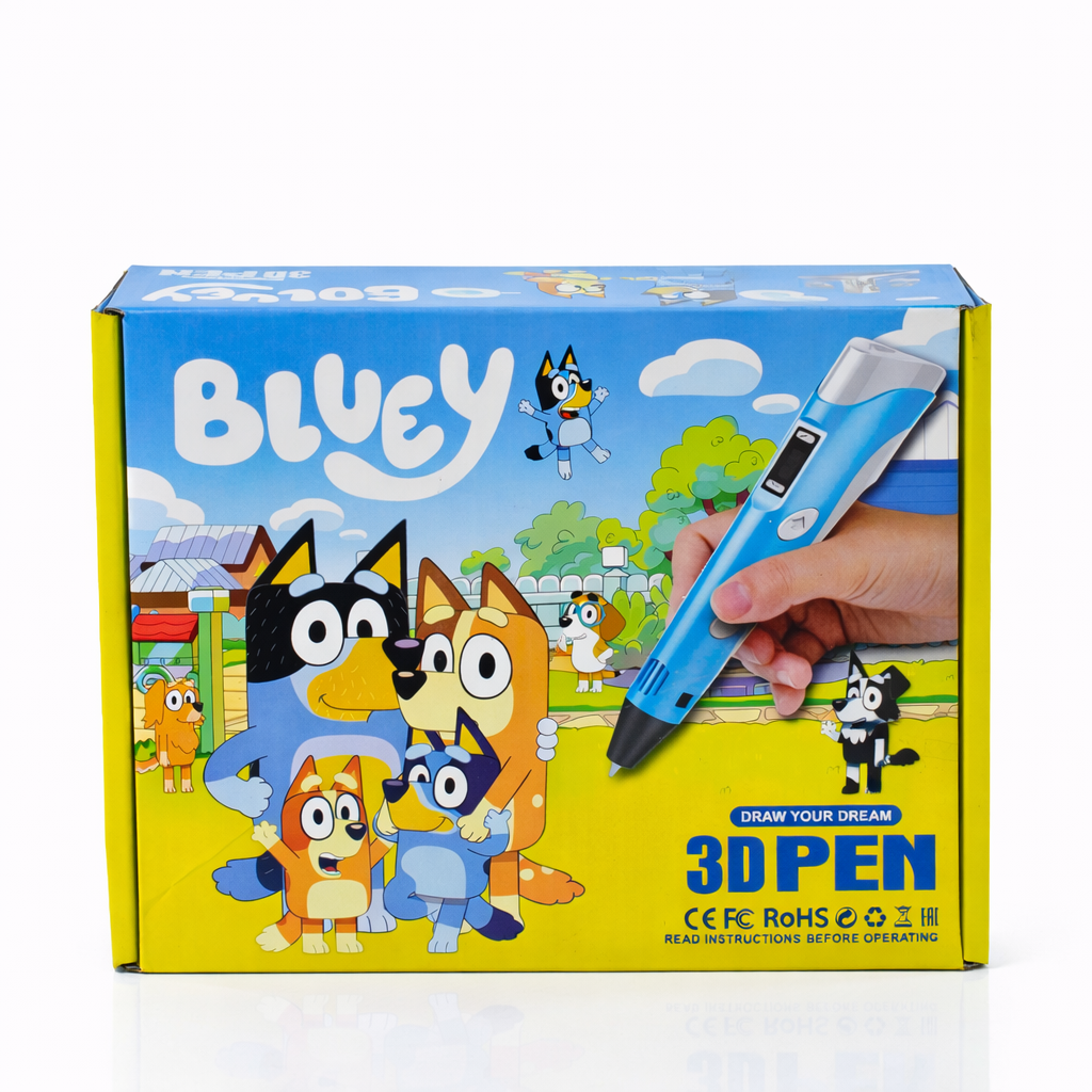 قلم الطباعة ثلاثي الأبعاد للأطفال – 3D Pen Bluey