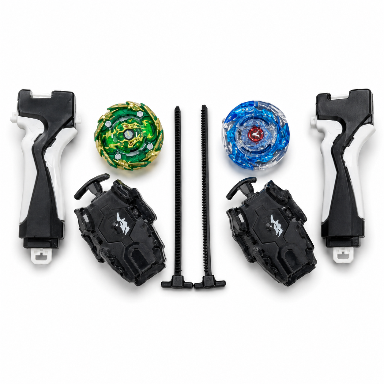 طقم أقراص قتال دوارة مع مطلق | Battle Spinning Top Set with Launcher