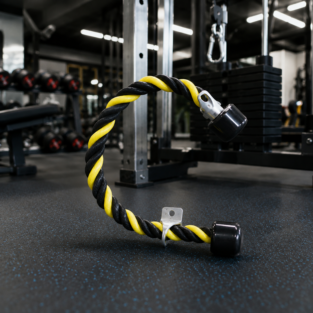 حبل مقاومة رياضي بقبضتين | Resistance Exercise Rope
