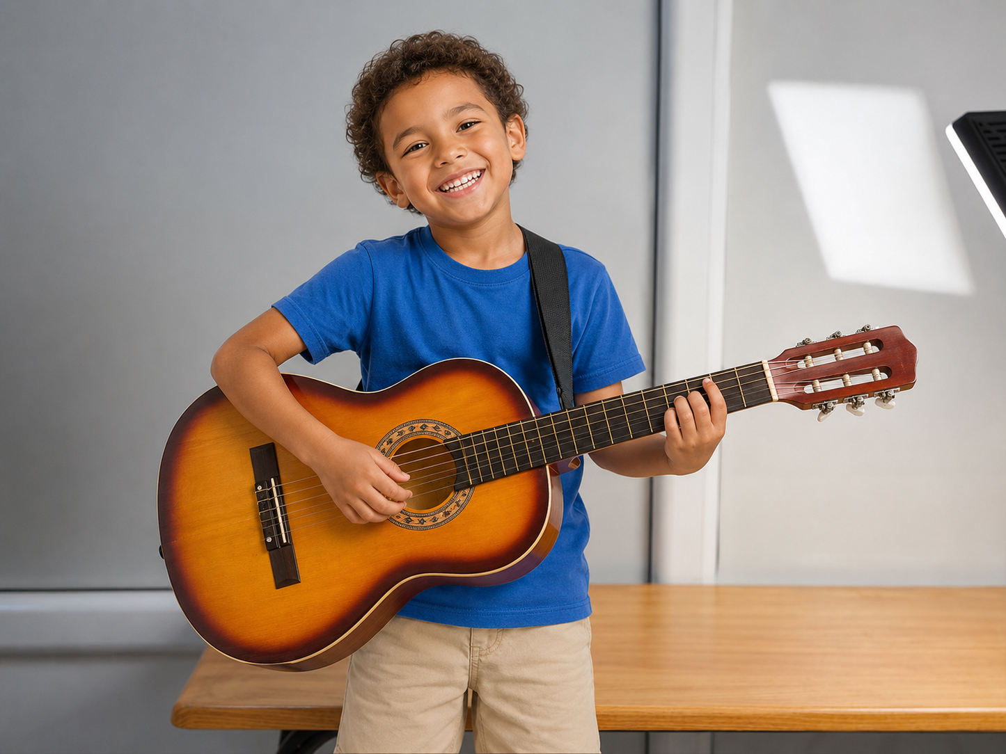 غيتار لعبة للأطفال بتصميم كلاسيكي | Classic Kids Toy Guitar