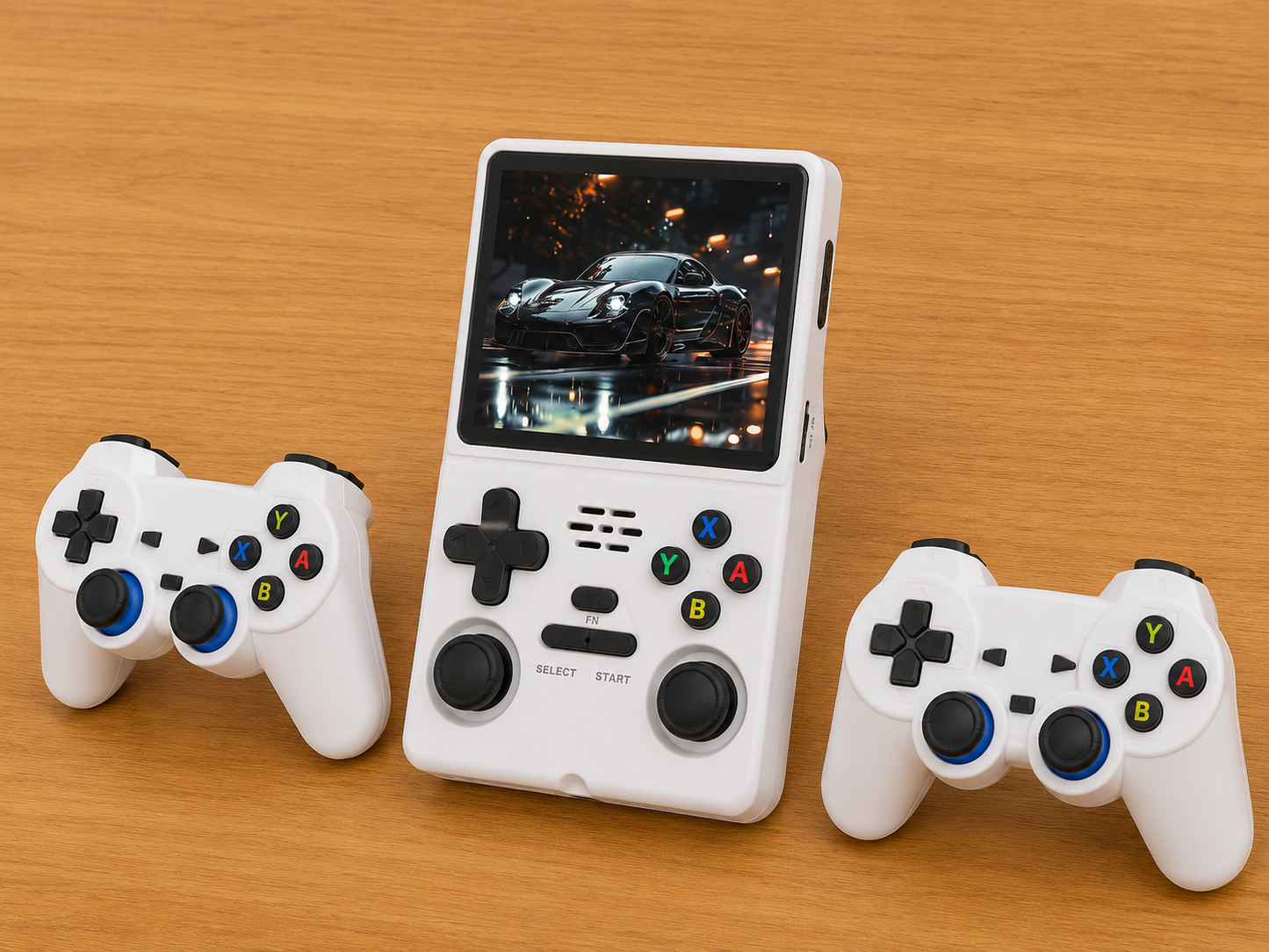 جهاز ألعاب M18 Pro بشاشة 3.5 بوصة ومخرج HDMI وذراعي تحكم | Game Console