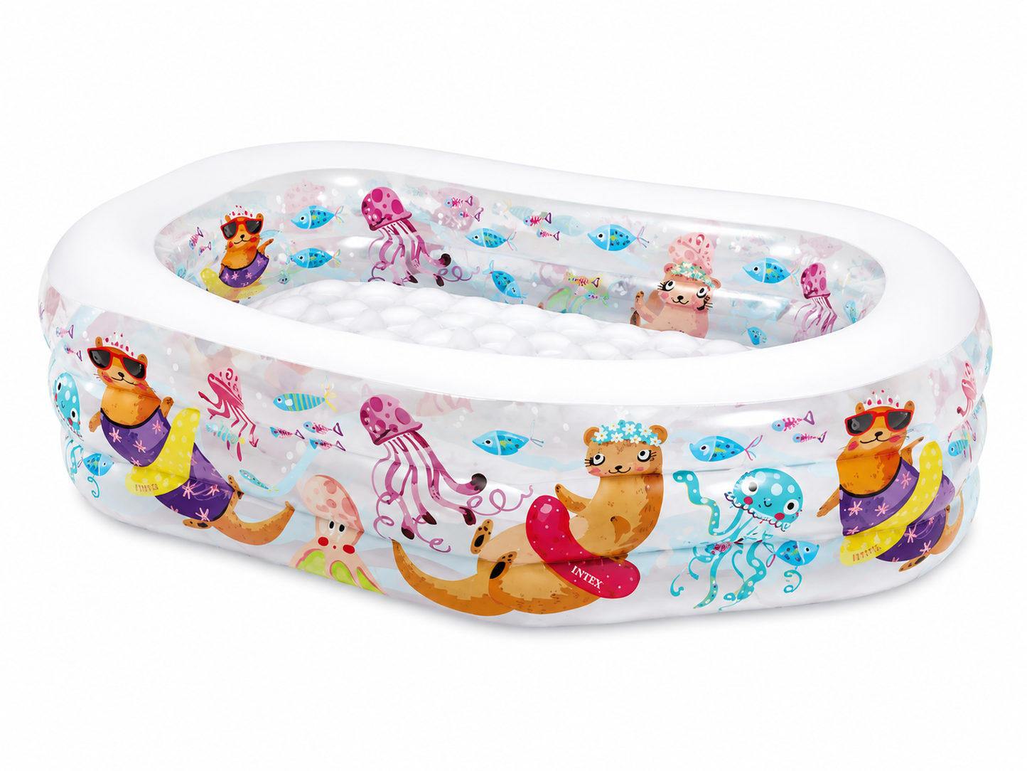 مسبح أطفال INTEX Wet Set لعمر 6 سنوات فما فوق بحجم 1.91m × 1.78m × 61cm