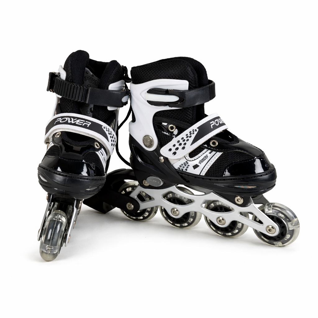 • حذاء التزلج للأطفال والكبار – رولر سكايت قابل للتعديل | Adjustable Inline Skates خيار رائع لعشاق الحركة، الرياضة، والمرح في الهواء الطلق