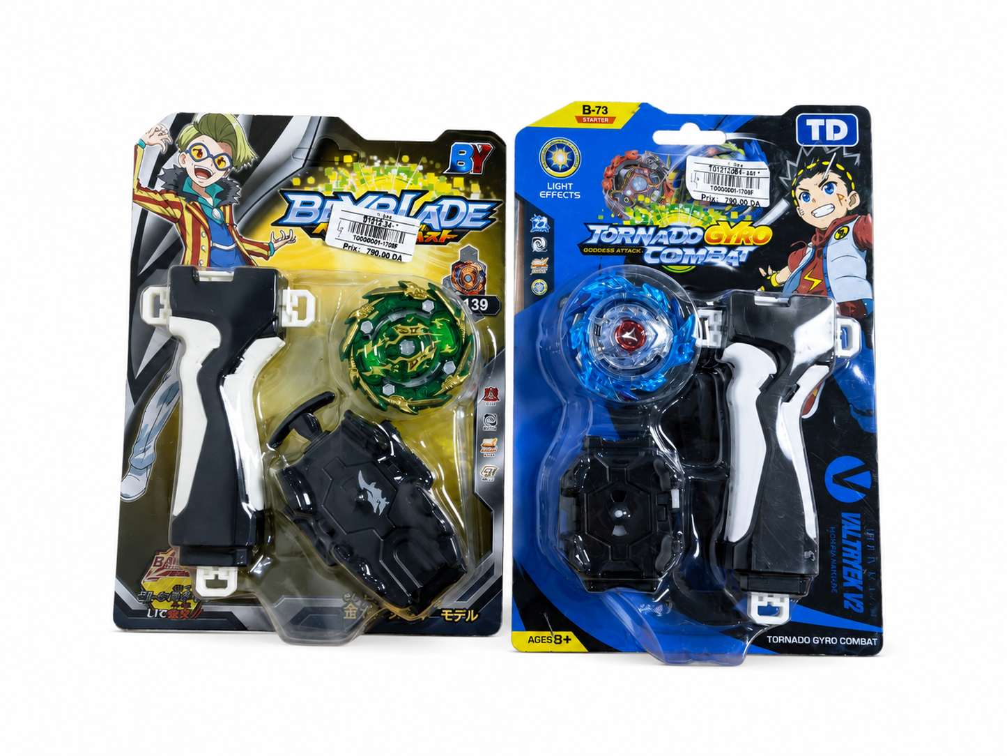 طقم أقراص قتال دوارة مع مطلق | Battle Spinning Top Set with Launcher