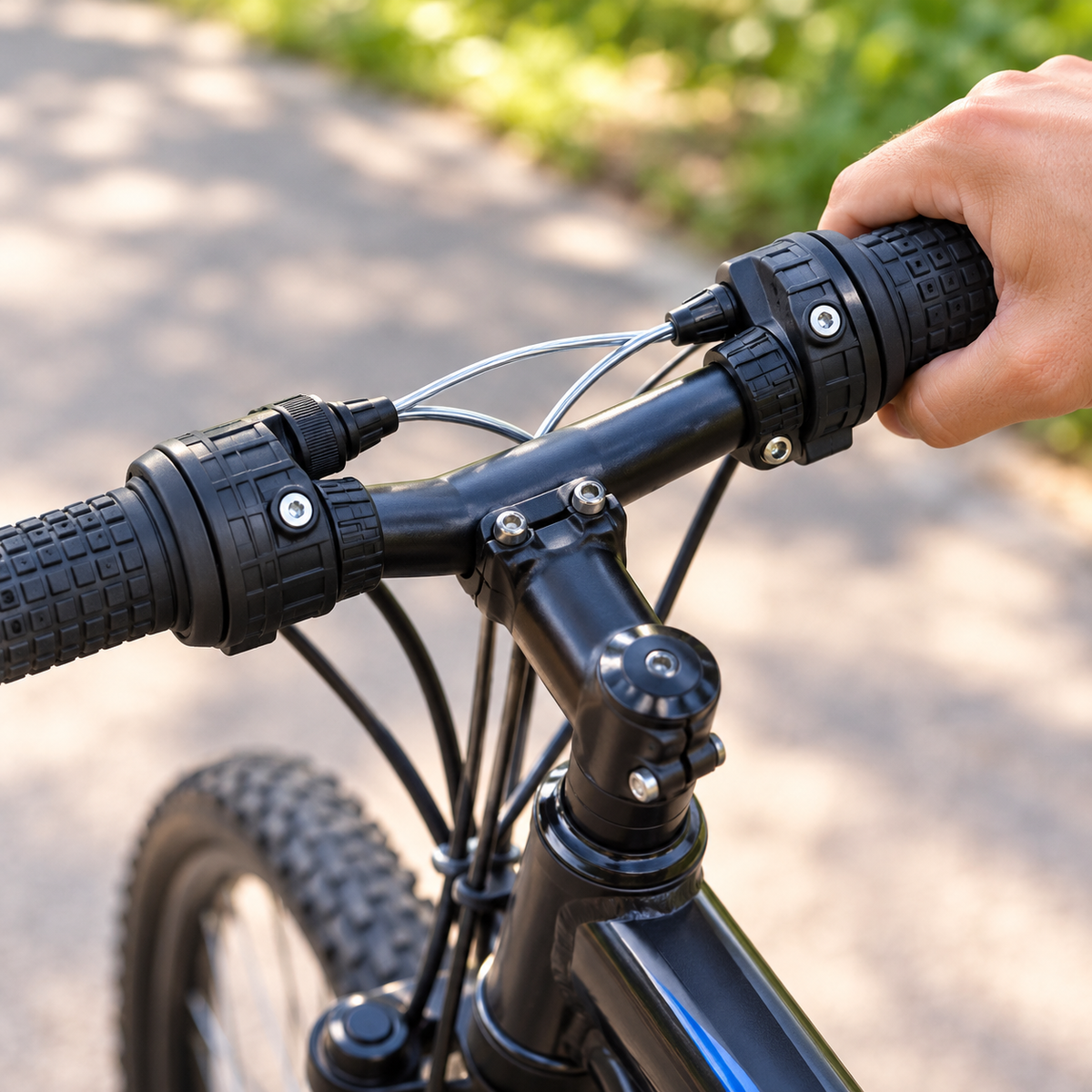زوج مبدلات سرعات دورانية مع كابلات 1528 Twist Grip Gear Shifters 1528