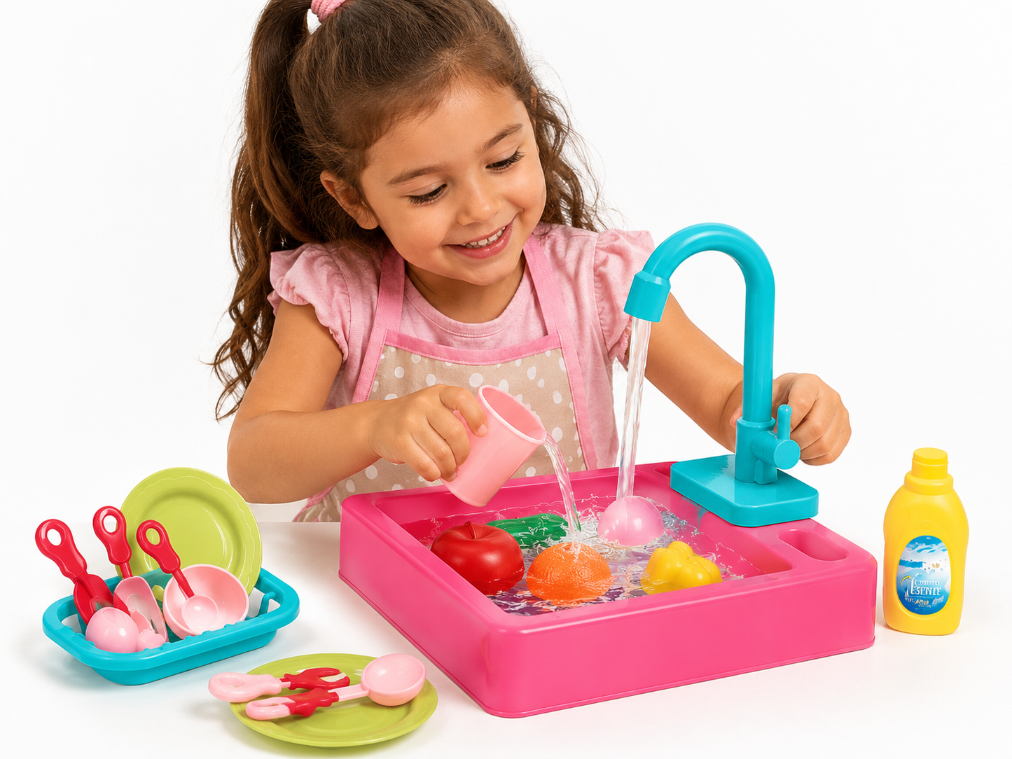 حوض غسيل ألعاب للأطفالElectric Circulation Kitchen Sink Toy