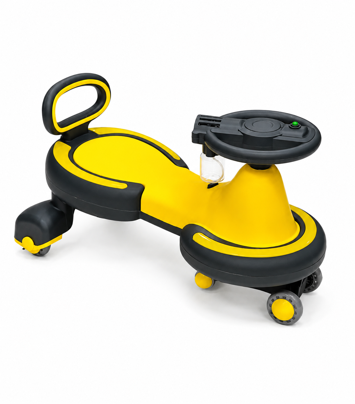 سيارة أطفال دوارة بتصميم رياضي | Kids Swing Ride-On Car