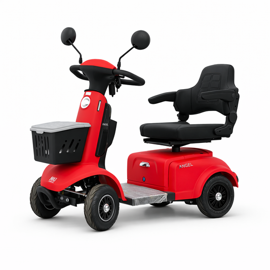 موتو كهربائية NIU Scooter Angel – سكوتر كهربائي مريح وعملي الخيار المثالي للتنقل اليومي بكل راحة، أمان، واستقلالية أكبر