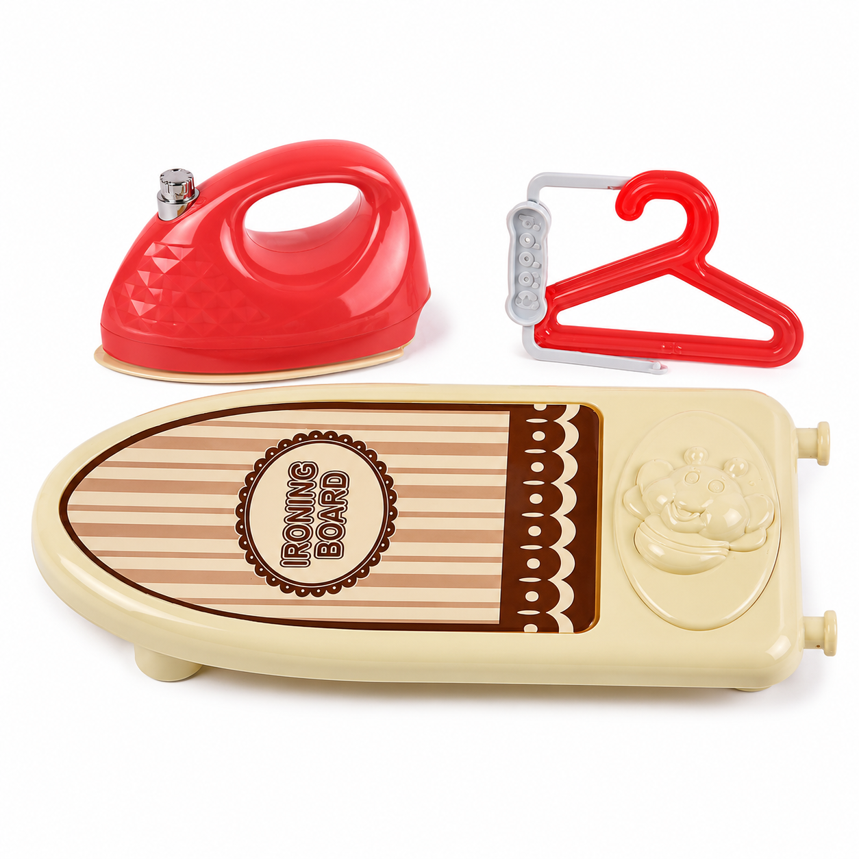 طقم مكواة لعبة للأطفال مع لوح كي | Kids Toy Ironing Set with Ironing Board