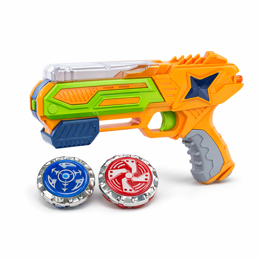 لعبة سبينر جيرو مع قاذف – Spinner Gyro Launcher Set لعبة حماسية ومسلية تمنح الأطفال تجربة لعب مليئة بالتحدي والحركة