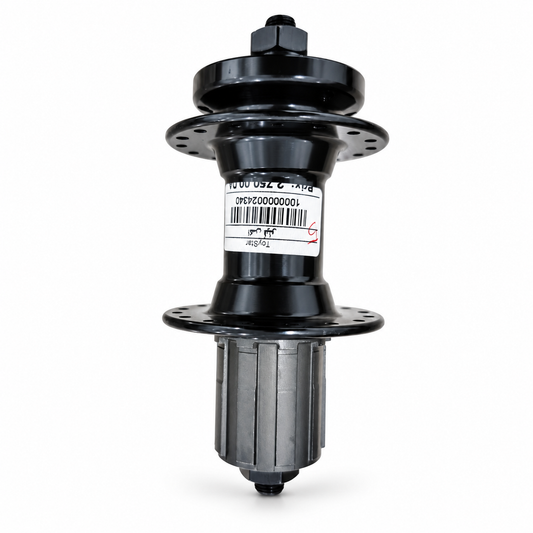 محور خلفي للدراجة بكاسيت وتثبيت ديسك – أسود | Rear Cassette Hub with Disc Mount
