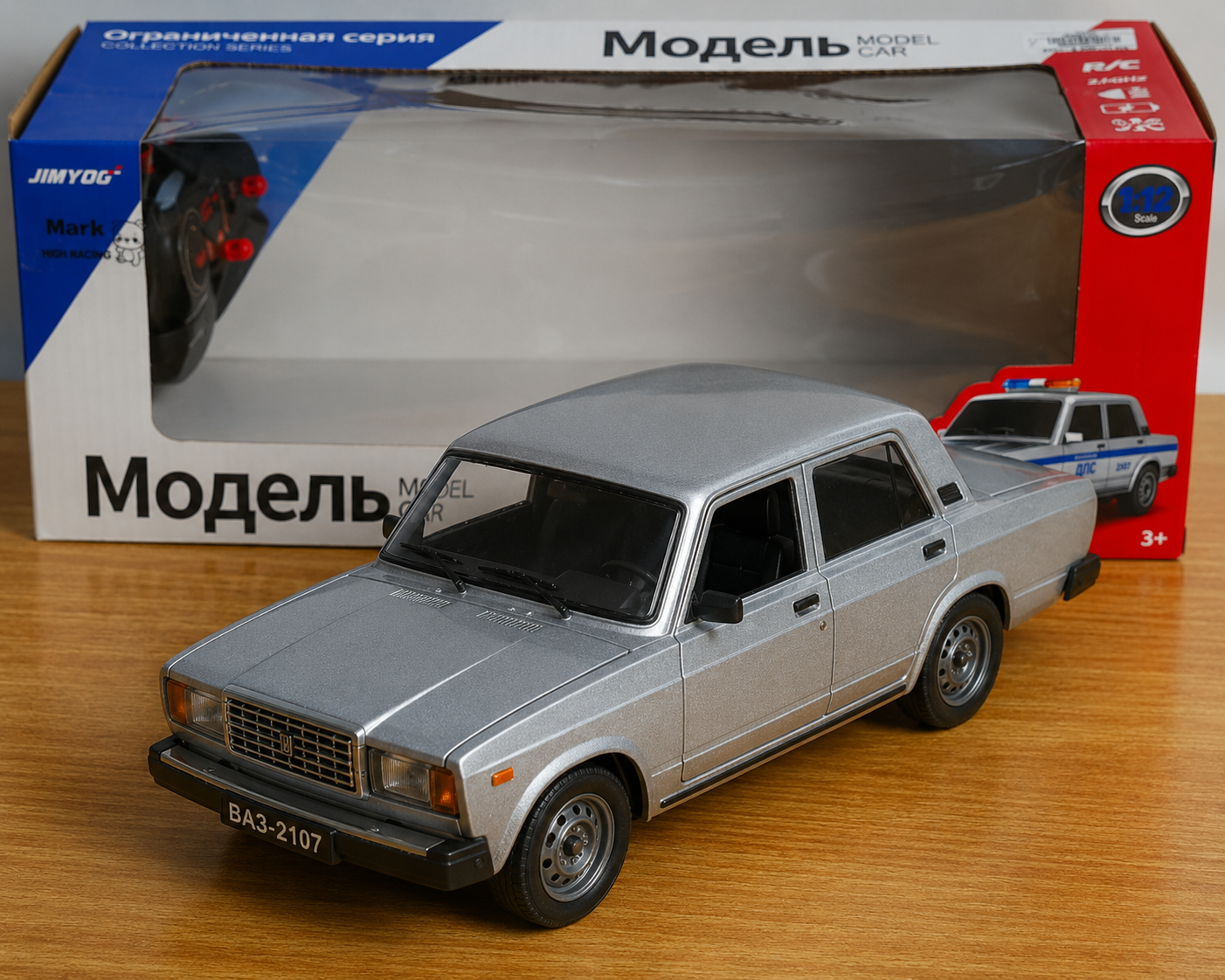 سيارة شرطة معدني1| VAZ-2107 Police Model Car 1:12