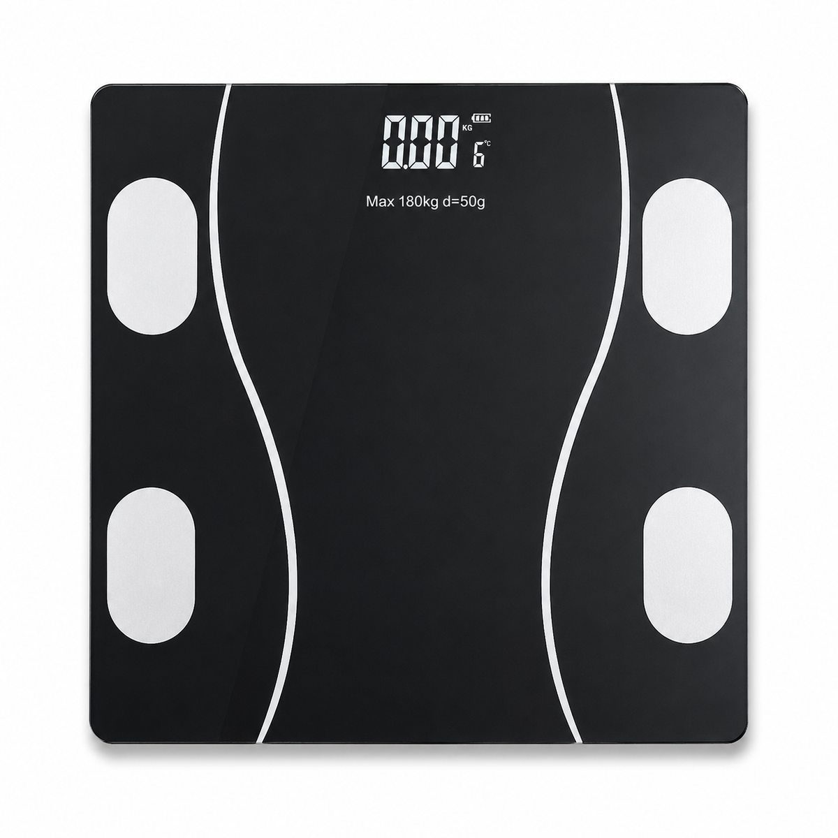 ميزان إلكتروني ذكي بالبلوتوث وتطبيق للهاتف | Smart Bathroom Scale