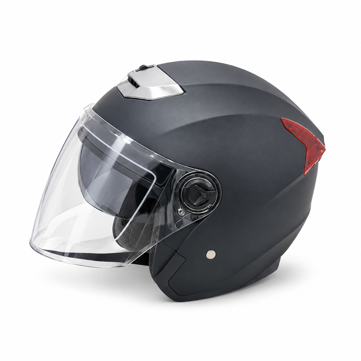 خوذة دراجة نارية FGN نصف وجه بزجاج واقٍ FGN Open Face Helmet with Visor