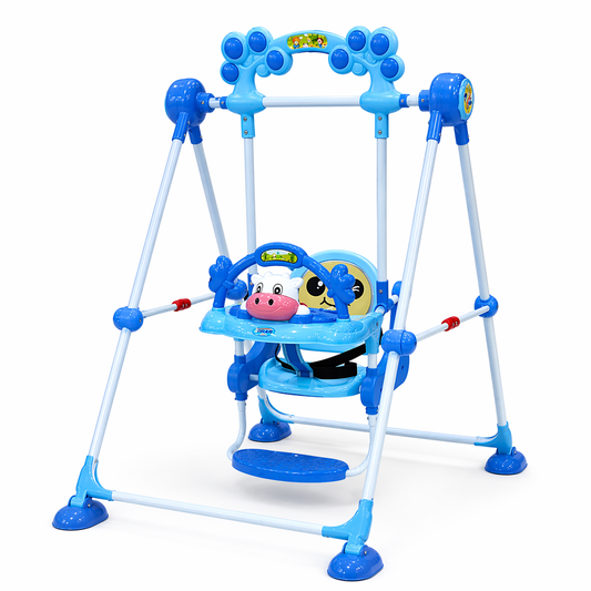 أرجوحة أطفال معدنية بمقعد أمان – Baby Swing Chair