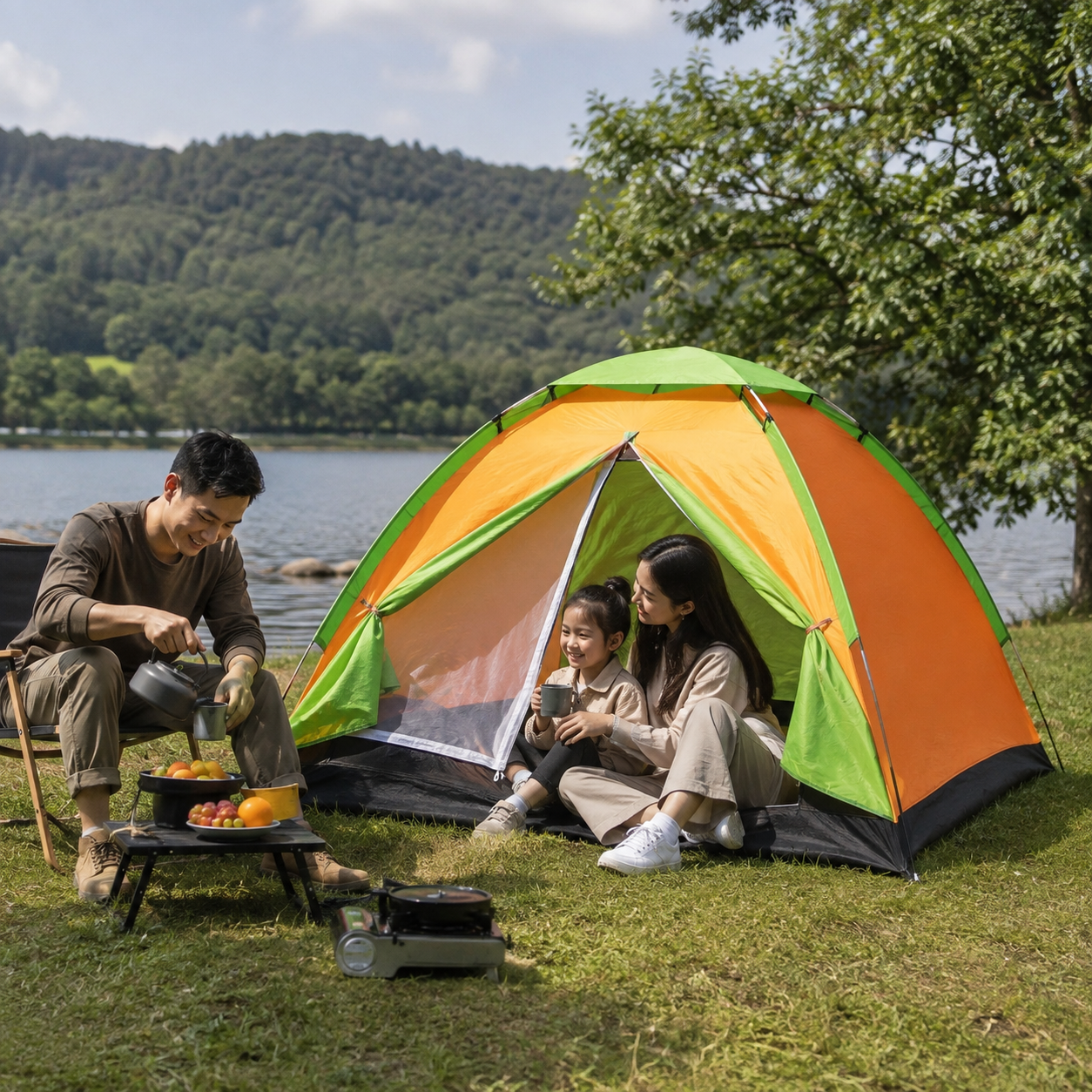 خيمة أوتوماتيكية 200×150×125 سم | Automatic Camping Tent 200×150×125 CM