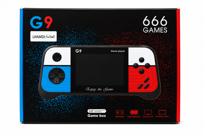 جهاز ألعاب محمول G9 يحتوي على 666 لعبة | G9 Handheld Game Console – 666 Games