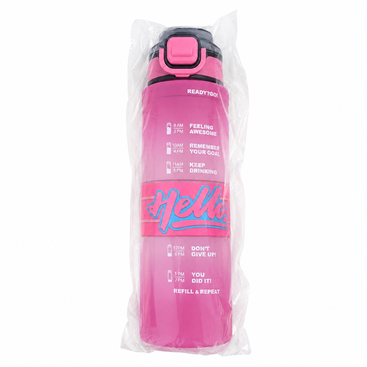 قارورة ماء تحفيزية رياضية 36oz | Motivational Sports Water Bottle