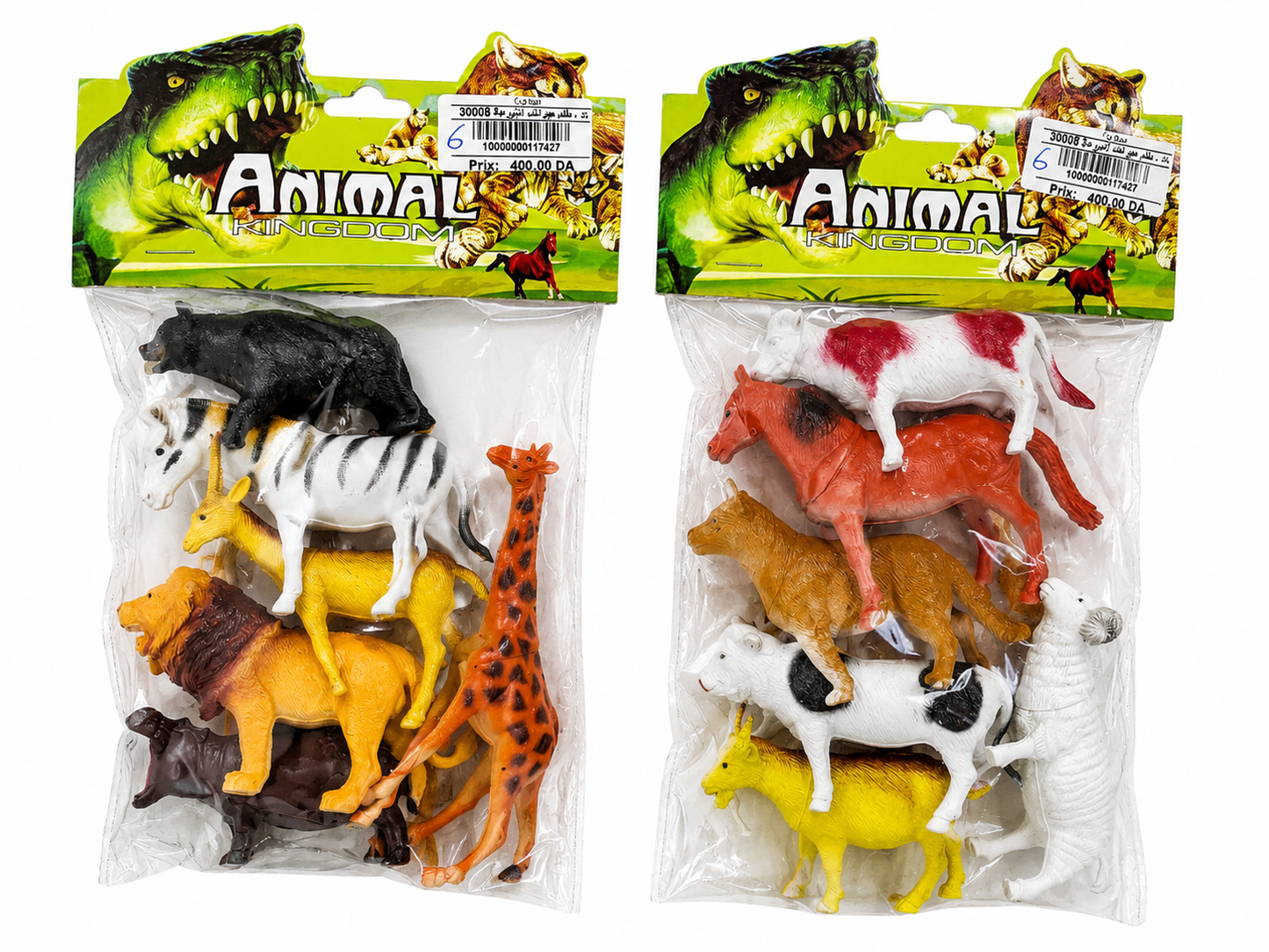 طقم مجسمات حيوانات المملكة الحيوانية | Animal Kingdom Wild Animal Figures Set