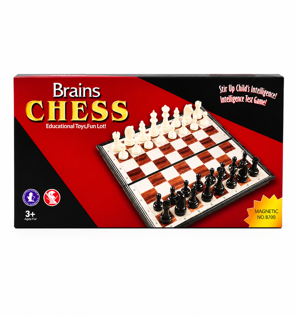 عبة الشطرنج التعليمية للأطفال والكبار | Brains Chess Educational Board Game
