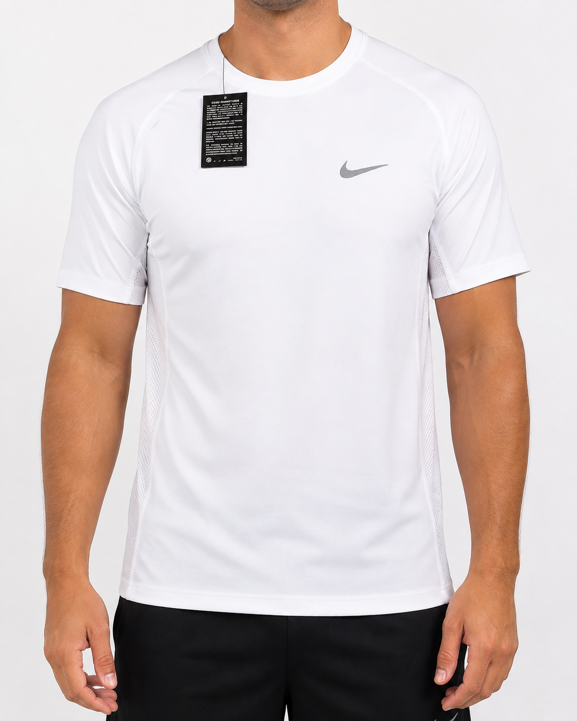 تيشيرت رياضي أبيض Dri-FIT | White Sports T-Shirt