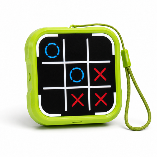 لعبة إكس أو 9 في 1 مع حبل للتعليق | Tic-Tac-Toe 9-in-1 Game with Neck Rope