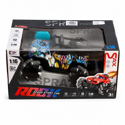 سيارة بهلوانية رش ريموت | RCL Spray Stunt Car 2.4GHz