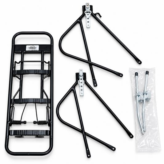 حامل أمتعة خلفي للدراجة (برطباج) HAM – أسود | HAM Bicycle Rear Carrier Rack