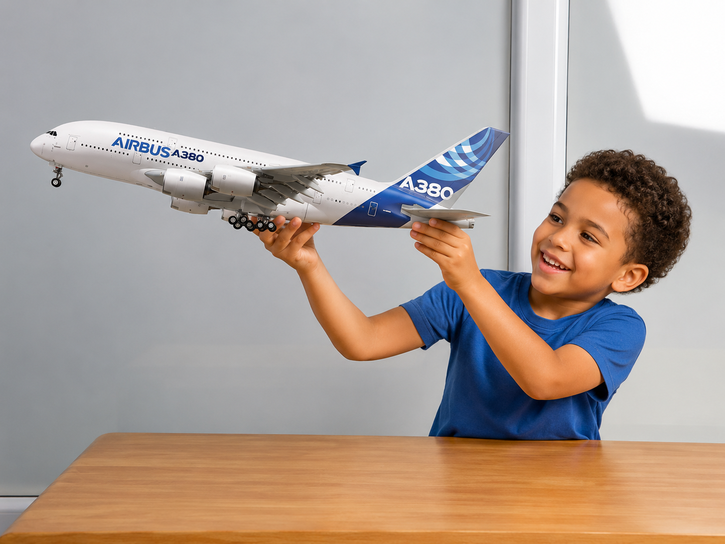 مجسم طائرة للأطفال | Airbus A380 Aircraft Model Toy