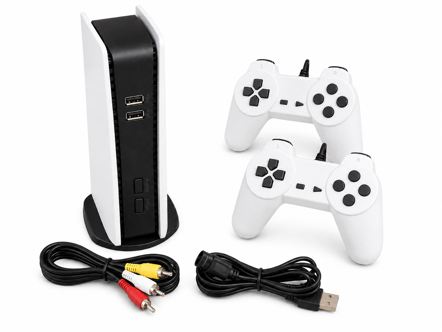 جهاز ألعاب منزلي بذراعي تحكم ووصلة AV – Plug n Play | TV Game Console