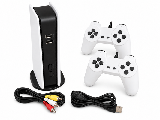 جهاز ألعاب منزلي بذراعي تحكم ووصلة AV – Plug n Play | TV Game Console
