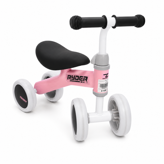 دراجة توازن ثلاثية للأطفال وردية | Kids 3-Wheel Balance Bike - Pink