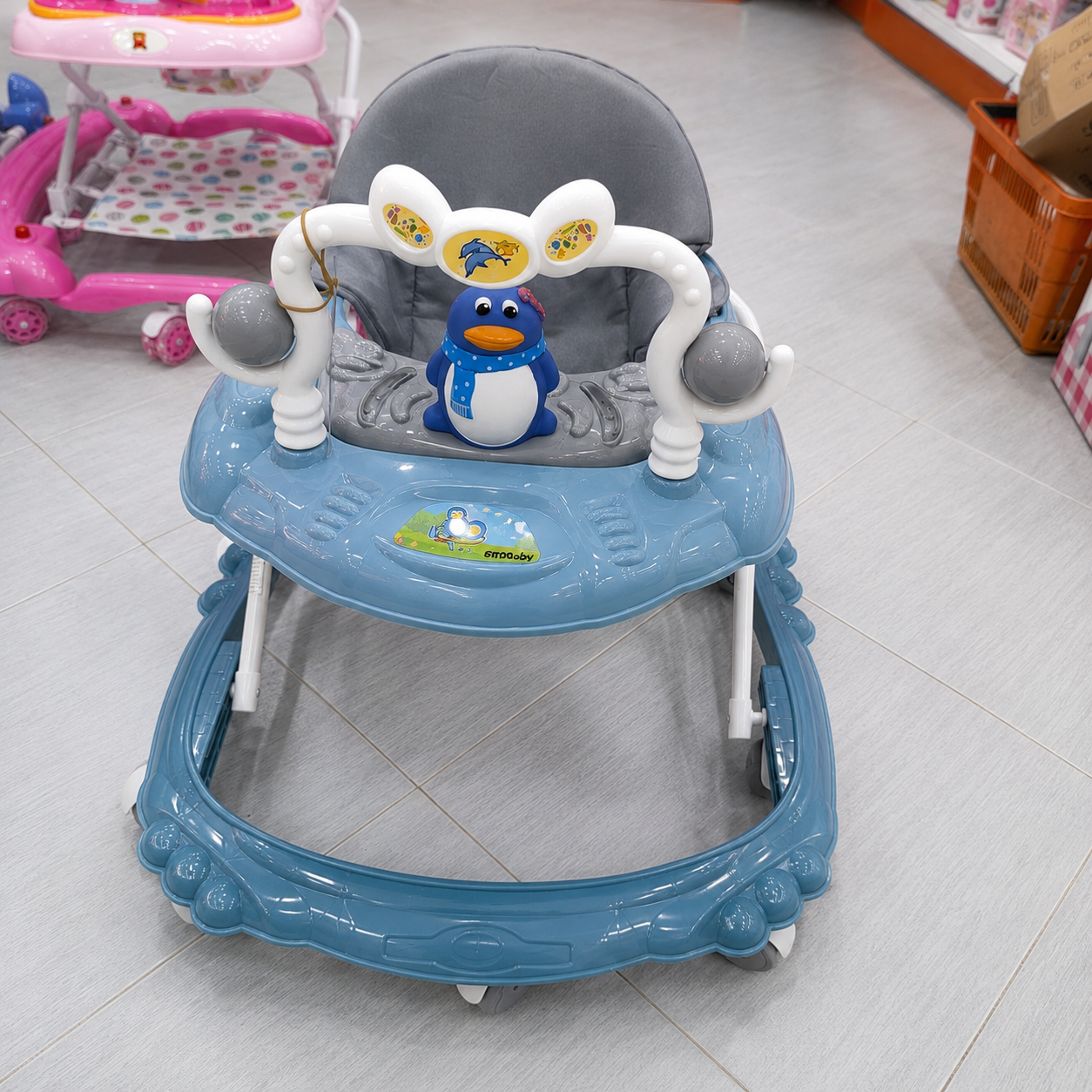 مشاية أطفال مع ألعاب ترفيهية | Baby Walker with Activity Toys