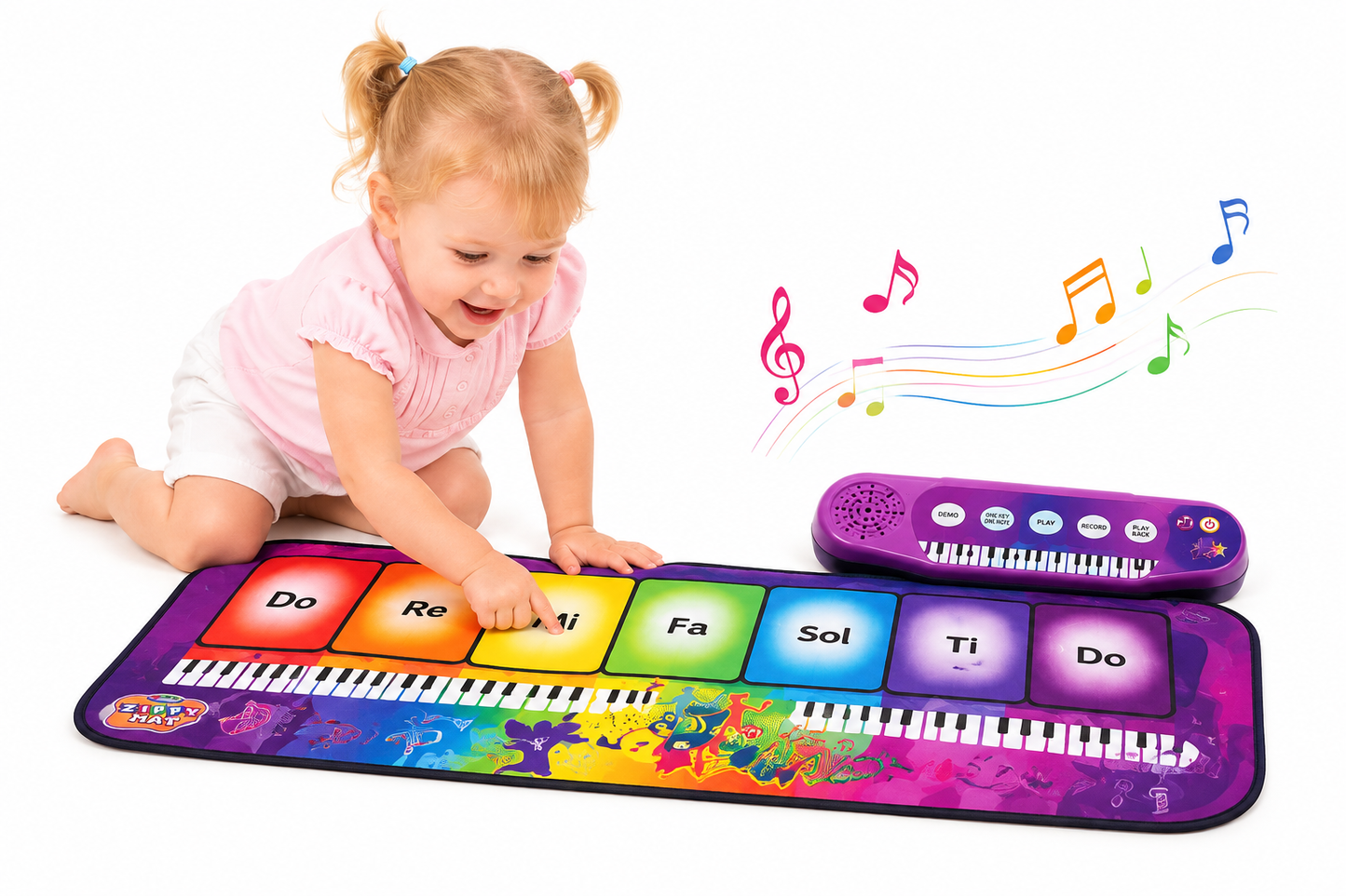 بساط بيانو موسيقي للأطفال | Rainbow Piano Play Mat